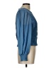 1.State 100% Polyester Blue Long Sleeve Blouse Size L - photo 4