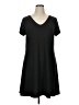 SO Solid Black Casual Dress Size 1X - photo 1