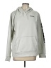 Burton 100% Polyester Graphic Solid Gray Silver Pullover Hoodie Size L - photo 1