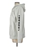 Burton 100% Polyester Graphic Solid Gray Silver Pullover Hoodie Size L - photo 5
