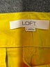 Ann Taylor LOFT Solid Yellow Cargo Shorts Size 6 - photo 3