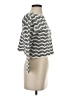 Black Market Chevron-herringbone Black Gray Long Sleeve Top Size 4 (estimated) - photo 4
