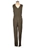 Unbranded 100% Modal Solid Brown Green Jumpsuit Size XXS (estimated) - photo 2