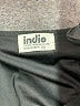 Indio Solid Black Casual Skirt Size M - photo 4