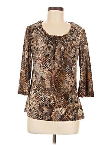 PASSPORTS 3/4 Sleeve Blouse (view 1)
