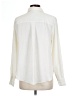 H&M 100% Polyester Houndstooth Ivory Long Sleeve Blouse Size L - photo 2