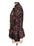 Unbranded 100% Polyester Burgundy Long Sleeve Blouse Size 10 (estimated) - photo 5
