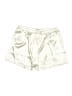 Ekouaer Metallic Silver Shorts Size XL - photo 1