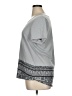 One World Gray Short Sleeve Top Size 1X - photo 5