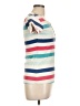 Assorted Brands Stripes Ivory Short Sleeve Henley Size L - photo 4