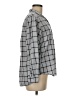 Grayson 100% Cotton Plaid Gray Long Sleeve Blouse Size Med (3) - photo 4