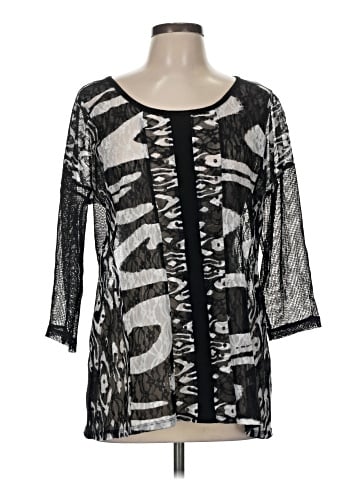 Picadilly Fashions 3/4 Sleeve Blouse (view 1)
