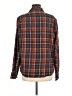 LUXE Plaid Red Long Sleeve Button-Down Shirt Size M - photo 2