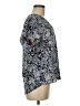 Hilary Radley Blue Short Sleeve Blouse Size M - photo 4