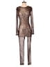 Unbranded Animal Print Brown Jumpsuit Size S (estimated) - photo 1
