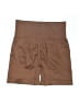 Unbranded Solid Brown Khaki Shorts Size M - photo 2