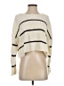 Moon & Madison Stripes Ivory Pullover Sweater Size S - photo 1