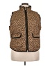 J.Crew 100% Polyester Animal Print Gold Vest Size 2X - photo 1