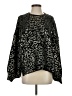 AndTheWhy Animal Print Black Pullover Sweater Size S - photo 1