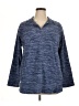 Woman Within Blue Pullover Sweater Size 14 (M) - photo 1