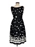 Democracy 100% Polyester Polka Dots Black Cocktail Dress Size 6 - photo 2