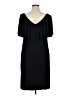 Connected Apparel Solid Black Cocktail Dress Size 14W - photo 2