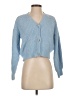 Almost Famous 100% Polyester Blue Cardigan Size S - photo 1