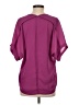 Timing 100% Polyester Purple Short Sleeve Blouse Size S - photo 2