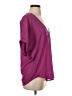 Timing 100% Polyester Purple Short Sleeve Blouse Size S - photo 4