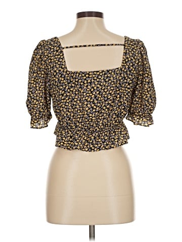 Pieces 3/4 Sleeve Blouse (view 2)