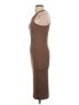 Final Touch Solid Brown Casual Dress Size S - photo 5