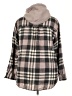 American Eagle Outfitters Plaid Brown Coat Size XXL - photo 2
