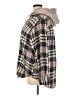 American Eagle Outfitters Plaid Brown Coat Size XXL - photo 5