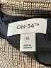On 34th Houndstooth Tan Blazer Size 16 - photo 6