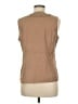 Madison 100% Cotton Tan Sleeveless Blouse Size M - photo 2