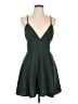 TOBI 100% Polyester Solid Green Cocktail Dress Size L - photo 1