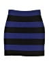 Express Stripes Blue Casual Skirt Size 2 - photo 1
