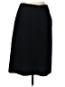 Michele 100% Polyester Solid Black Formal Skirt Size 10 - photo 2