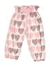 Unbranded Hearts Pink Casual Pants Size 0-3 mo - photo 1