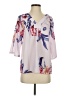 Assorted Brands 100% Polyester Purple 3/4 Sleeve Blouse Size S - photo 1