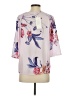 Assorted Brands 100% Polyester Purple 3/4 Sleeve Blouse Size S - photo 2