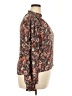 Evereve 100% Polyester Paisley Brown Long Sleeve Blouse Size L - photo 4