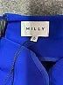 Milly Solid Blue Cocktail Dress Size 4 - photo 4