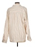 Universal Thread 100% Cotton Stripes Ivory Long Sleeve Blouse Size L - photo 2
