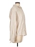 Universal Thread 100% Cotton Stripes Ivory Long Sleeve Blouse Size L - photo 4