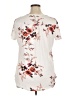 Unbranded Ivory Short Sleeve Blouse Size XL - photo 2