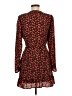 Miami 100% Polyester Print Orange Casual Dress Size M - photo 2