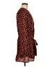 Miami 100% Polyester Print Orange Casual Dress Size M - photo 4