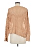 Unbranded 100% Polyester Metallic Tan Pullover Sweater Size M - photo 2