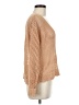 Unbranded 100% Polyester Metallic Tan Pullover Sweater Size M - photo 4